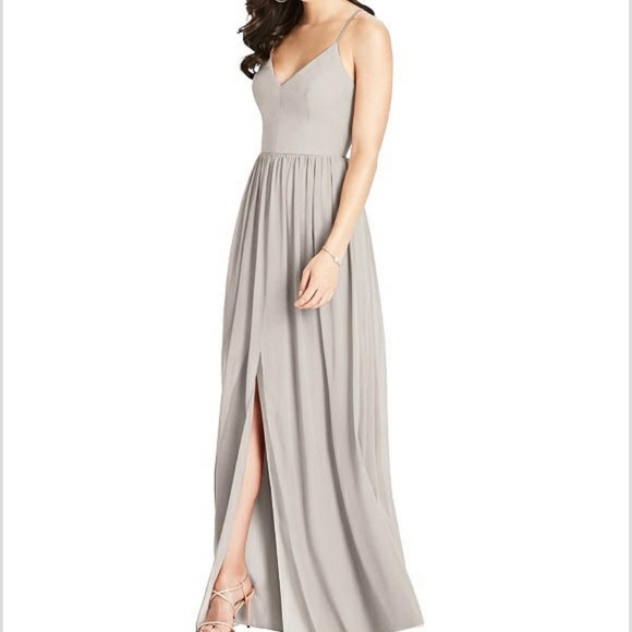 Dressy Criss Cross Strap Backless Maxi Dress - Picture 11 of 12